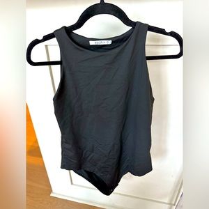 Black spandex, bodysuit